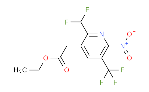 AM17659 | 1361832-95-2 | Ethyl 2-(difluoromethyl)-6-nitro-5-(trifluoromethyl)pyridine-3-acetate