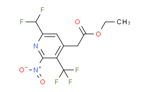 AM17660 | 1361699-97-9 | Ethyl 6-(difluoromethyl)-2-nitro-3-(trifluoromethyl)pyridine-4-acetate