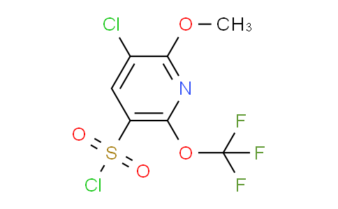 3-Chloro-2-methoxy-6-(trifluoromethoxy)pyridine-5-sulfonyl chloride