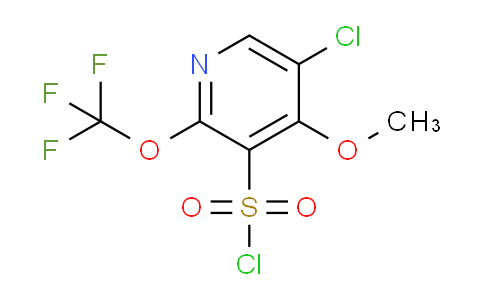 5-Chloro-4-methoxy-2-(trifluoromethoxy)pyridine-3-sulfonyl chloride