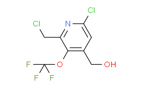 6-Chloro-2-(chloromethyl)-3-(trifluoromethoxy)pyridine-4-methanol