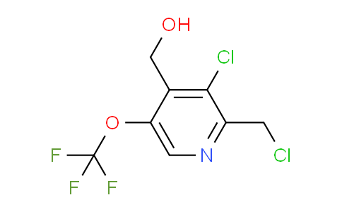 3-Chloro-2-(chloromethyl)-5-(trifluoromethoxy)pyridine-4-methanol