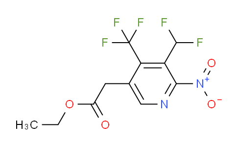 AM17661 | 1361882-97-4 | Ethyl 3-(difluoromethyl)-2-nitro-4-(trifluoromethyl)pyridine-5-acetate