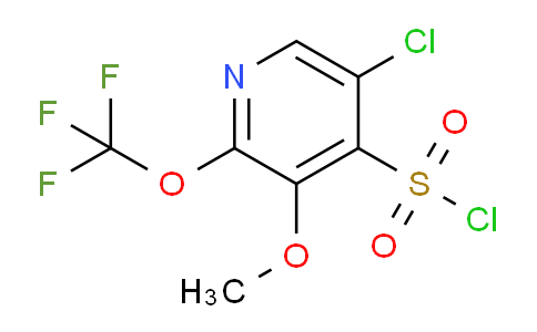 5-Chloro-3-methoxy-2-(trifluoromethoxy)pyridine-4-sulfonyl chloride