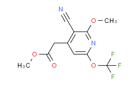 AM176614 | 1804332-42-0 | Methyl 3-cyano-2-methoxy-6-(trifluoromethoxy)pyridine-4-acetate