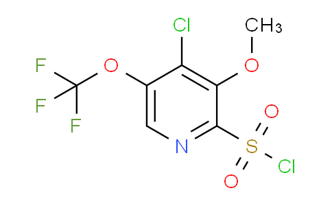 AM176616 | 1804664-92-3 | 4-Chloro-3-methoxy-5-(trifluoromethoxy)pyridine-2-sulfonyl chloride