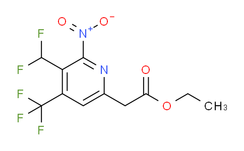 AM17662 | 1361880-75-2 | Ethyl 3-(difluoromethyl)-2-nitro-4-(trifluoromethyl)pyridine-6-acetate