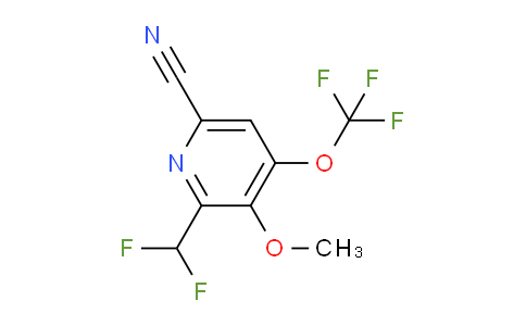 AM176624 | 1804822-44-3 | 6-Cyano-2-(difluoromethyl)-3-methoxy-4-(trifluoromethoxy)pyridine