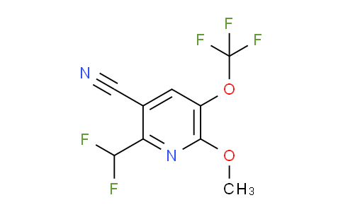 AM176628 | 1806249-33-1 | 3-Cyano-2-(difluoromethyl)-6-methoxy-5-(trifluoromethoxy)pyridine