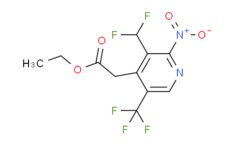 AM17663 | 1361856-58-7 | Ethyl 3-(difluoromethyl)-2-nitro-5-(trifluoromethyl)pyridine-4-acetate