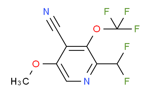 AM176635 | 1806045-68-0 | 4-Cyano-2-(difluoromethyl)-5-methoxy-3-(trifluoromethoxy)pyridine