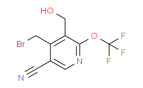 4-(Bromomethyl)-5-cyano-2-(trifluoromethoxy)pyridine-3-methanol