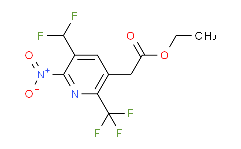 AM17666 | 1361809-82-6 | Ethyl 3-(difluoromethyl)-2-nitro-6-(trifluoromethyl)pyridine-5-acetate