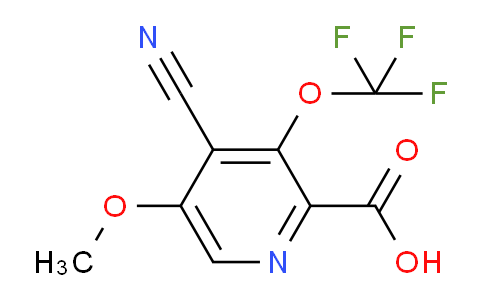 AM176662 | 1804784-83-5 | 4-Cyano-5-methoxy-3-(trifluoromethoxy)pyridine-2-carboxylic acid