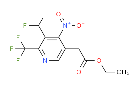 AM17667 | 1361463-60-6 | Ethyl 3-(difluoromethyl)-4-nitro-2-(trifluoromethyl)pyridine-5-acetate