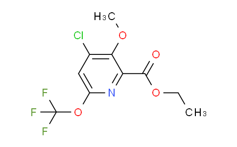 AM176672 | 1804801-18-0 | Ethyl 4-chloro-3-methoxy-6-(trifluoromethoxy)pyridine-2-carboxylate