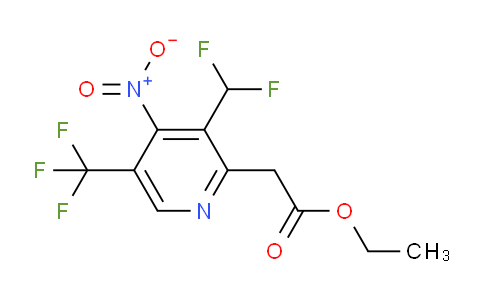 AM17669 | 1361785-54-7 | Ethyl 3-(difluoromethyl)-4-nitro-5-(trifluoromethyl)pyridine-2-acetate