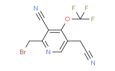 2-(Bromomethyl)-3-cyano-4-(trifluoromethoxy)pyridine-5-acetonitrile