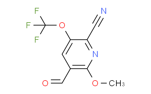 2-Cyano-6-methoxy-3-(trifluoromethoxy)pyridine-5-carboxaldehyde