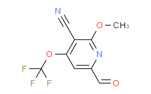 3-Cyano-2-methoxy-4-(trifluoromethoxy)pyridine-6-carboxaldehyde