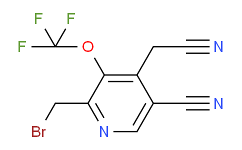 2-(Bromomethyl)-5-cyano-3-(trifluoromethoxy)pyridine-4-acetonitrile