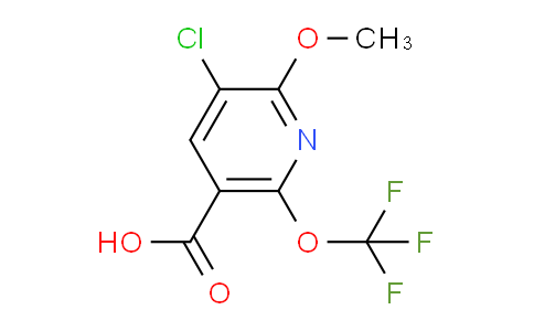 3-Chloro-2-methoxy-6-(trifluoromethoxy)pyridine-5-carboxylic acid