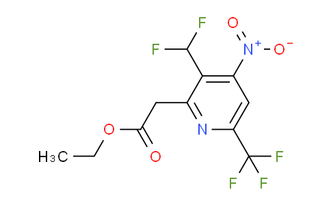 AM17671 | 1361700-11-9 | Ethyl 3-(difluoromethyl)-4-nitro-6-(trifluoromethyl)pyridine-2-acetate