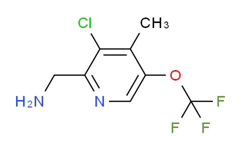 2-(Aminomethyl)-3-chloro-4-methyl-5-(trifluoromethoxy)pyridine