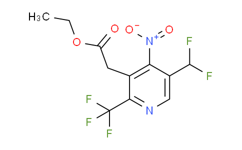AM17672 | 1361793-64-7 | Ethyl 5-(difluoromethyl)-4-nitro-2-(trifluoromethyl)pyridine-3-acetate