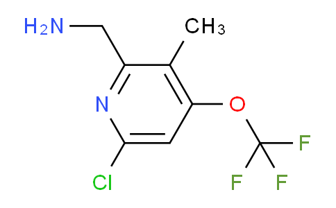 2-(Aminomethyl)-6-chloro-3-methyl-4-(trifluoromethoxy)pyridine
