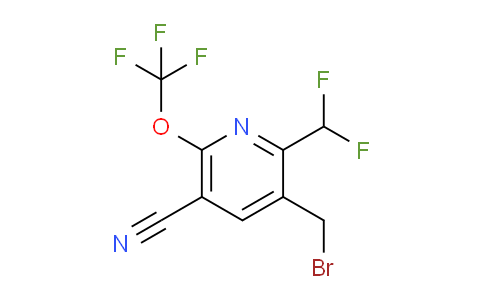 AM176727 | 1804736-02-4 | 3-(Bromomethyl)-5-cyano-2-(difluoromethyl)-6-(trifluoromethoxy)pyridine