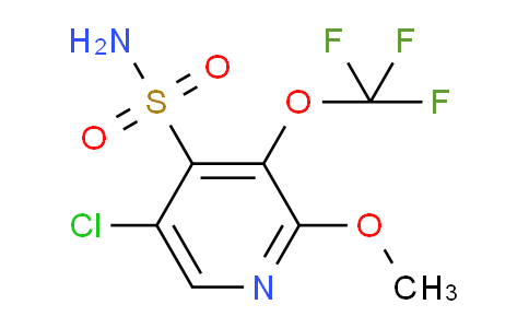 5-Chloro-2-methoxy-3-(trifluoromethoxy)pyridine-4-sulfonamide