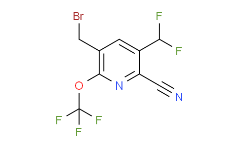 5-(Bromomethyl)-2-cyano-3-(difluoromethyl)-6-(trifluoromethoxy)pyridine