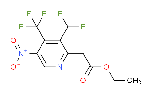 AM17675 | 1361918-99-1 | Ethyl 3-(difluoromethyl)-5-nitro-4-(trifluoromethyl)pyridine-2-acetate