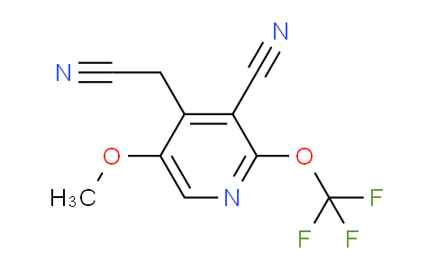 3-Cyano-5-methoxy-2-(trifluoromethoxy)pyridine-4-acetonitrile