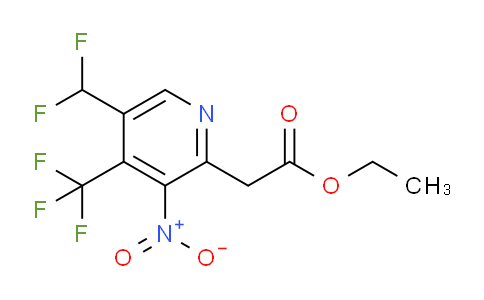 AM17676 | 1361856-61-2 | Ethyl 5-(difluoromethyl)-3-nitro-4-(trifluoromethyl)pyridine-2-acetate