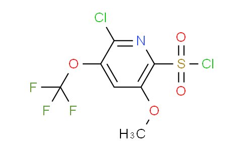 2-Chloro-5-methoxy-3-(trifluoromethoxy)pyridine-6-sulfonyl chloride