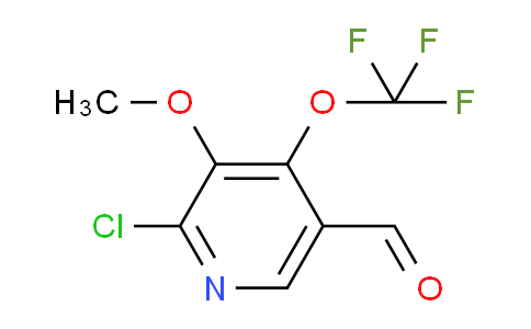 2-Chloro-3-methoxy-4-(trifluoromethoxy)pyridine-5-carboxaldehyde