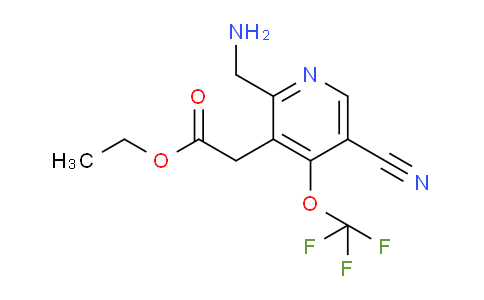 AM176768 | 1804809-65-1 | Ethyl 2-(aminomethyl)-5-cyano-4-(trifluoromethoxy)pyridine-3-acetate