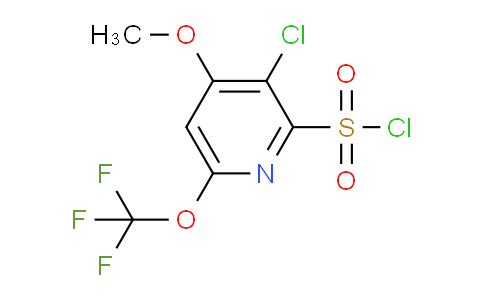 3-Chloro-4-methoxy-6-(trifluoromethoxy)pyridine-2-sulfonyl chloride