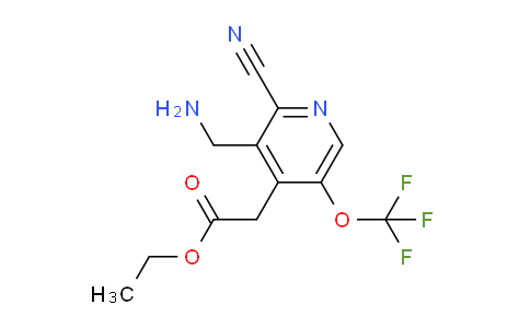 AM176780 | 1804735-73-6 | Ethyl 3-(aminomethyl)-2-cyano-5-(trifluoromethoxy)pyridine-4-acetate