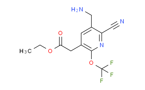 AM176782 | 1804324-72-8 | Ethyl 3-(aminomethyl)-2-cyano-6-(trifluoromethoxy)pyridine-5-acetate