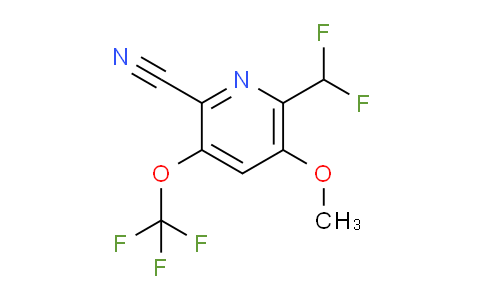AM176786 | 1803939-73-2 | 2-Cyano-6-(difluoromethyl)-5-methoxy-3-(trifluoromethoxy)pyridine