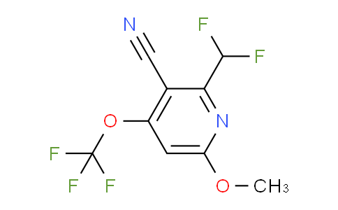 AM176789 | 1804396-61-9 | 3-Cyano-2-(difluoromethyl)-6-methoxy-4-(trifluoromethoxy)pyridine