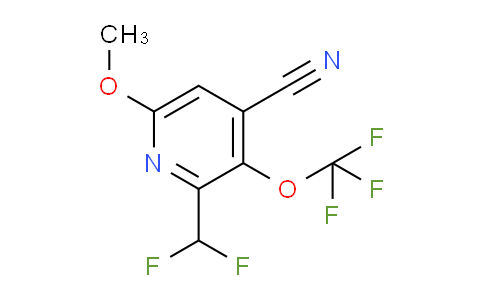AM176802 | 1806247-73-3 | 4-Cyano-2-(difluoromethyl)-6-methoxy-3-(trifluoromethoxy)pyridine
