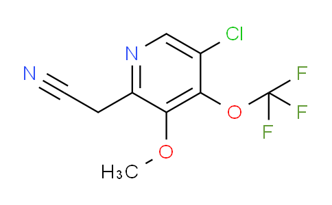 5-Chloro-3-methoxy-4-(trifluoromethoxy)pyridine-2-acetonitrile