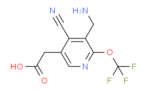 3-(Aminomethyl)-4-cyano-2-(trifluoromethoxy)pyridine-5-acetic acid