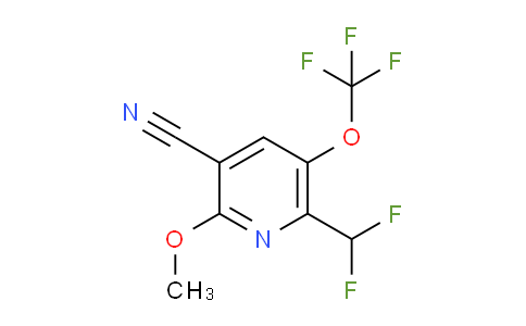 3-Cyano-6-(difluoromethyl)-2-methoxy-5-(trifluoromethoxy)pyridine
