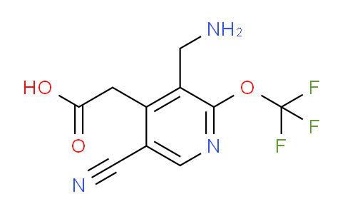 3-(Aminomethyl)-5-cyano-2-(trifluoromethoxy)pyridine-4-acetic acid