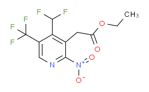 AM17681 | 1361809-90-6 | Ethyl 4-(difluoromethyl)-2-nitro-5-(trifluoromethyl)pyridine-3-acetate